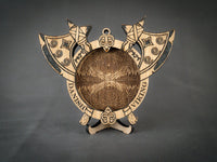 Nordstjerne i træ, ophæng fra Danish Viking-serien, dansk design