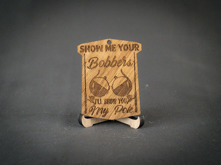 Skilt "Show me your bobbles" | Ask