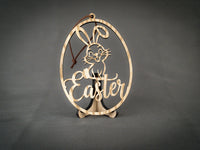 Påskeæg | "Easter" m. kanin