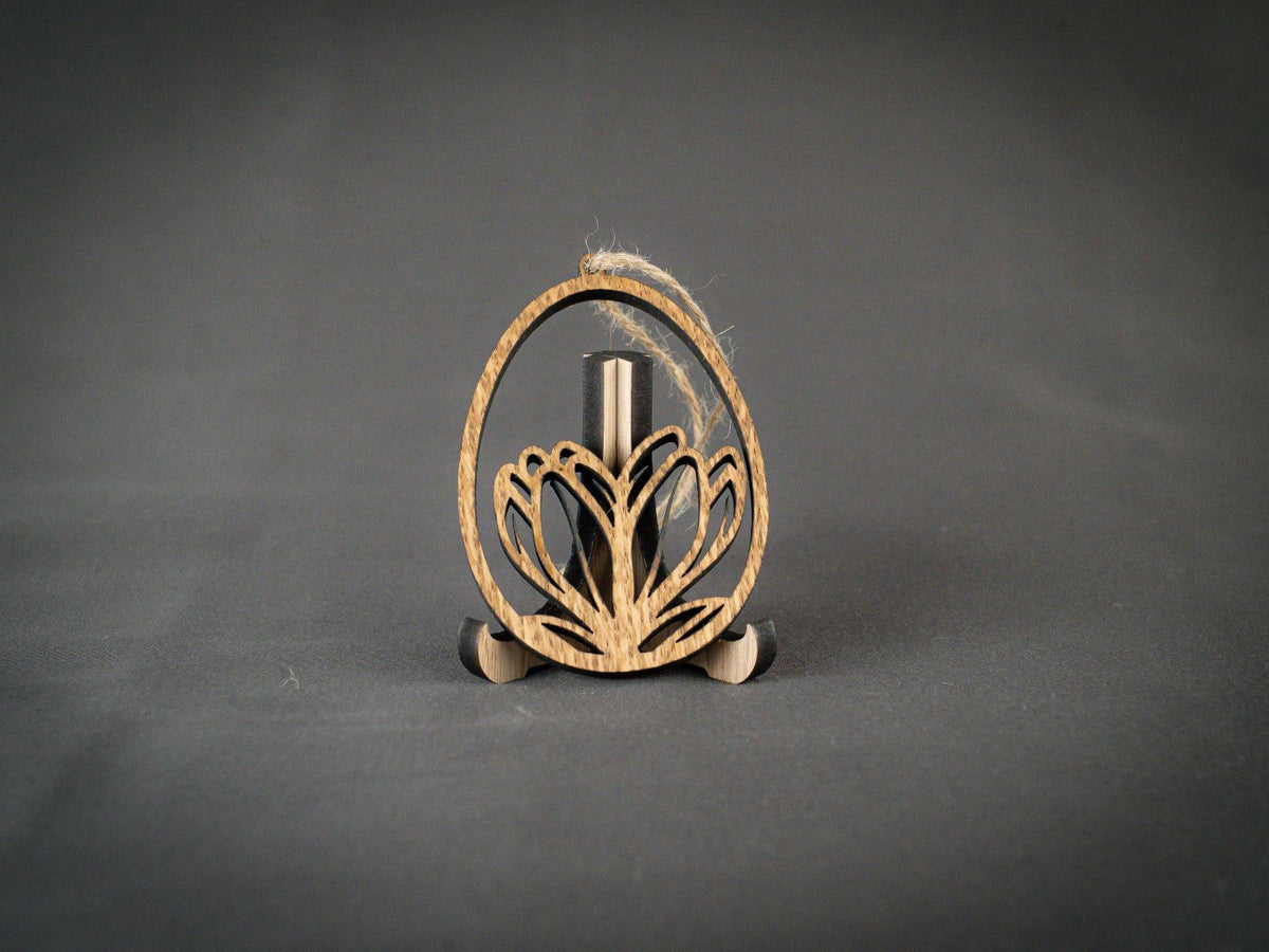 Påskeæg m. lotus 80mm