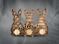 3 kaniner m. welcome