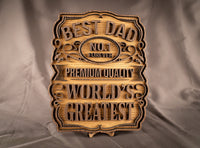 BEST DAD | Dekoration