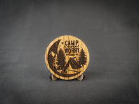 Coaster | Camp more worry less | Ask