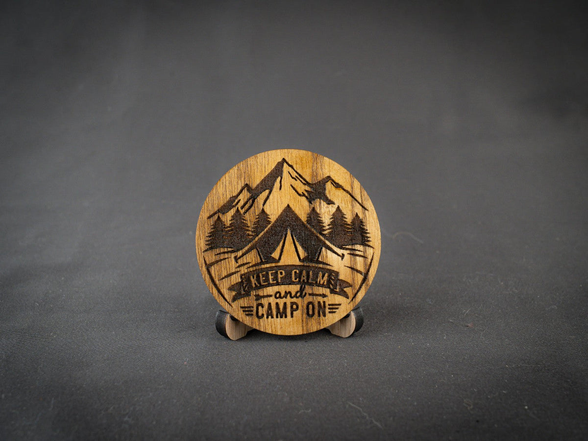 Coaster | Keep Calm and Camp on | Ask