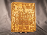 Skilt | "Middlefinger"  | Ask