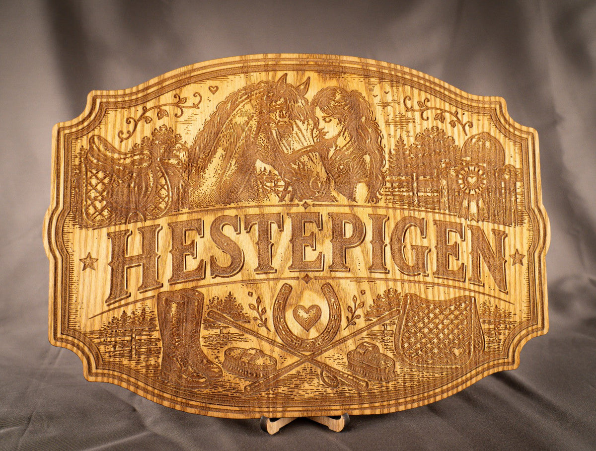 Skilt | "Hestepigen" | Ask